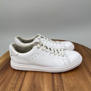 Tory Burch Howell Court Shoes Womens Size 8.5 M White Leather Casual Sneakers